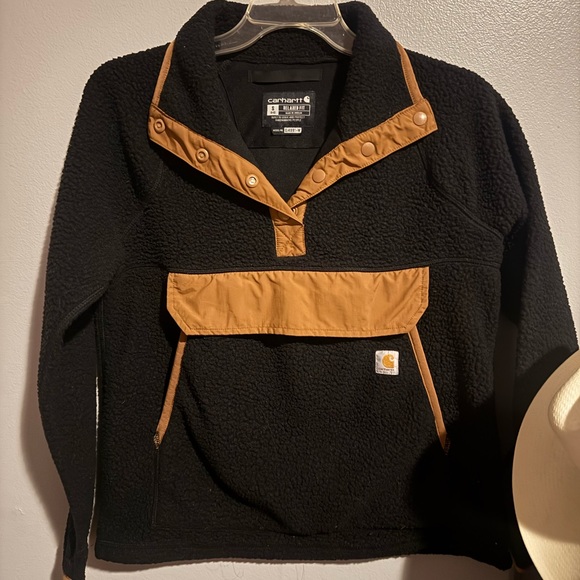 Sherpa carhartt half zip hoodie - Picture 1 of 3